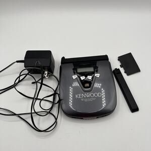 VINTAGE KENWOOD Portable CD Player-Untested/For Parts or Repair